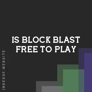 Is Block Blast free to play? Banners
